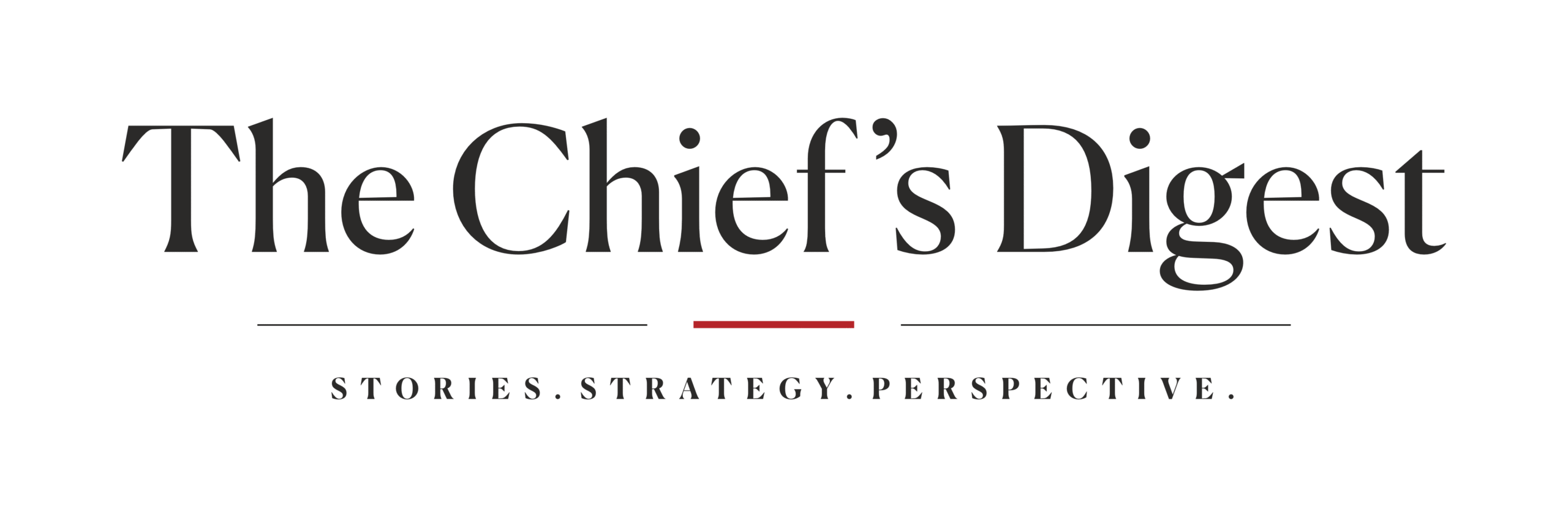 The Chief Digest Logo Black